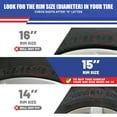 thumbnail image 2 of 15" Set of 4 Hubcaps Wheel Rims Cover Fit 2005-2008 Toyota Corolla Compatible with Steel Wheels Snap on Installation(15-inch,Lacquer), 2 of 7