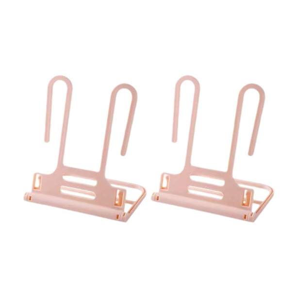 Colgadilla de zapatillas de zapatillas plegable para niños para la sala de zapatos del pasillo balcón del dormitorio de la sala de estar Rosa