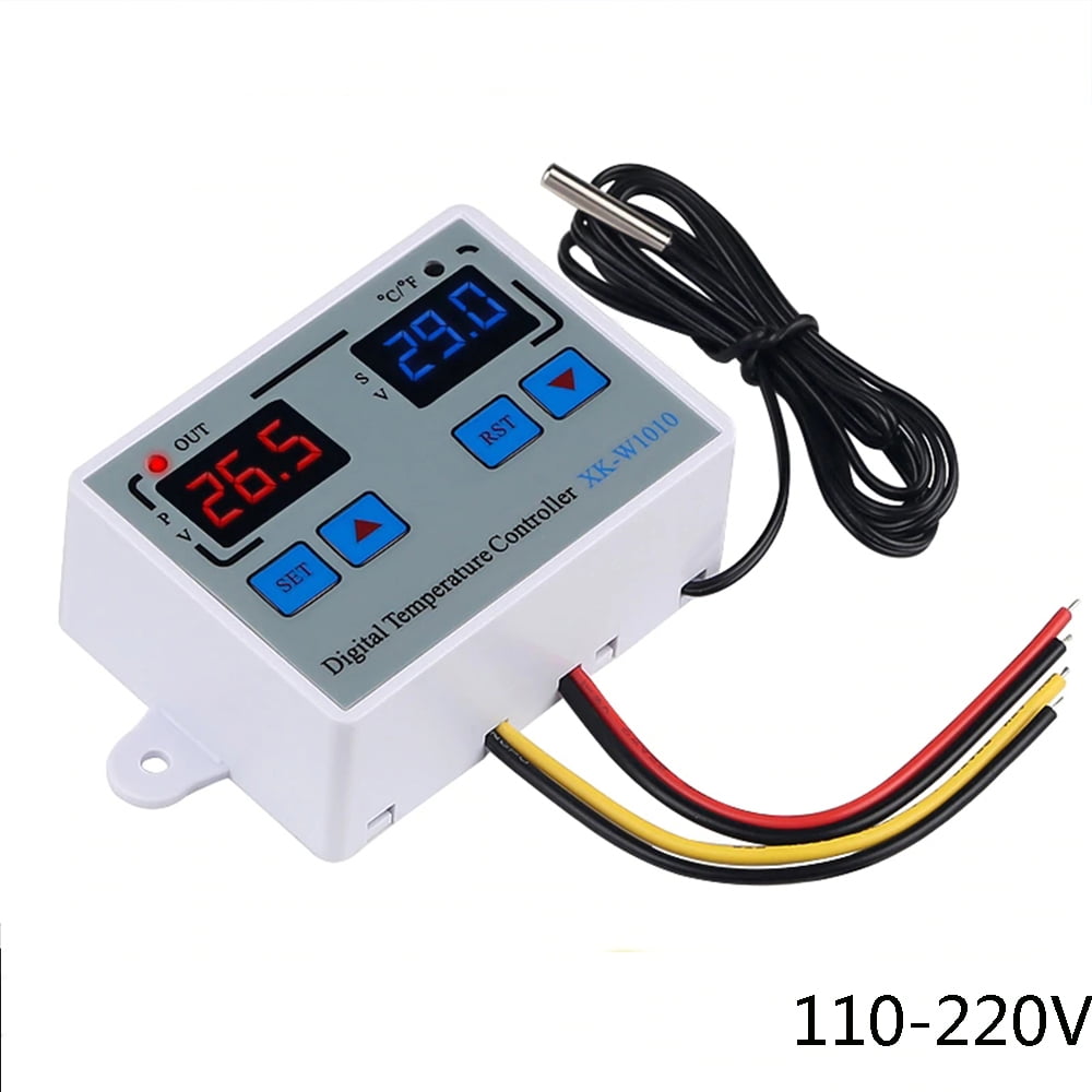 Aquarium Reptile Incubator Digital Temperature Thermostat Controller C-F Switch 