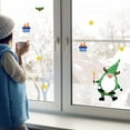 thumbnail image 2 of Christmas Theme Window Sticker Elk Snowflake Santa Claus Window Decorations Clings Decal Stickers Portable No Adhesive Stickers (A2), 2 of 3