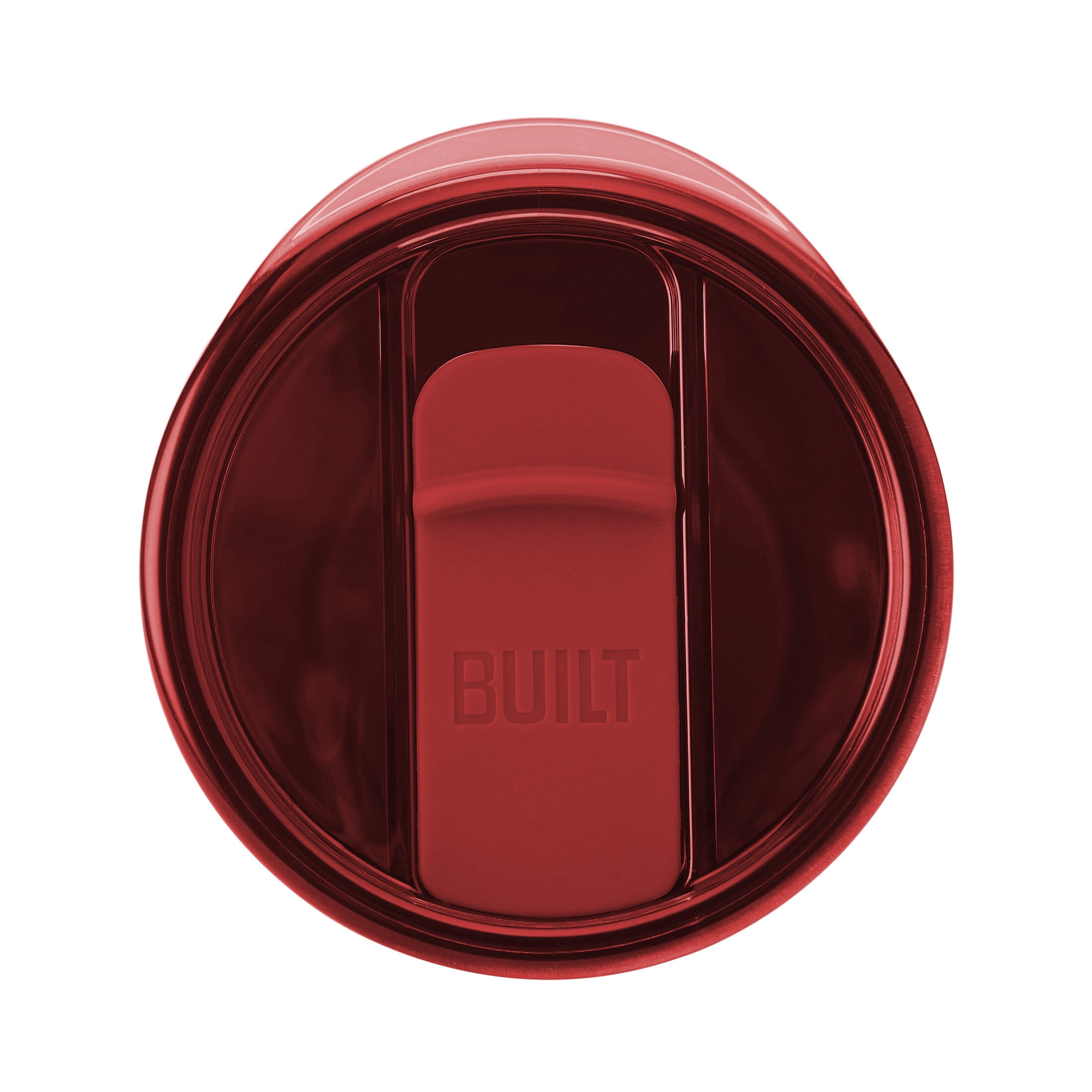 BUILT Torrent 20 fl oz Double-Wall Insulated Stainless Steel Tumbler, Red