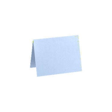 LUXPaper A1 Folded Card, 3 1/2 x 4 7/8, Baby Blue, 50/Pack