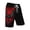 A-Black262, variant on XIAONU Mens Norse Raven Print Casual Shorts Loose Fit Mid Length Drawstring Waist Short Lightweight Shorts