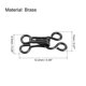 thumbnail image 2 of 100 piezas de ganchos y ojos de costura adecuados para falda, sujetador, ropa, pantalones, costura, manualidades DIY, negro oscuro, 2 of 6