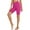 Hot Pink, variant on GTEYOIJN Commuter Pants Womens High Waist Yoga Shorts Compression Yoga Shorts with Pockets Women's Yoga Leggings Stretch High Waist Gym Workout Shorts Legging Joggers Sport Short Tights Pants