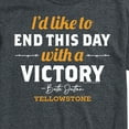 thumbnail image 3 of Yellowstone - I'd Like To End This Day With A Victory - Men's Short Sleeve Graphic T-Shirt, 3 of 6