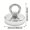 KND25 Pull Max 19kg, variant on D16~D42mm Super Strong Neodymium Fishing Hook N52 Heavy Duty Rare Earth Neodymium with Countersunk Hole Eyebolt Salvage Magnetic