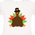 thumbnail image 4 of Inktastic Thanksgiving Pilgrim Turkey Boys or Girls Long Sleeve Baby Bodysuit, 4 of 5