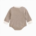 thumbnail image 3 of zuwimk Newborn Baby Girl Boy Knitted Romper Sweater Long Sleeve Knit Oversized Bodysuits Sweatshirt Fall Winter Clothes (6-12 Months,Brown), 3 of 9