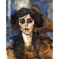 thumbnail image 2 of Modigliani, Amedeo 20x24 White Modern Wood Framed Museum Art Print Titled - Portrait-of-Maude-Abrantes, 1907, 2 of 4
