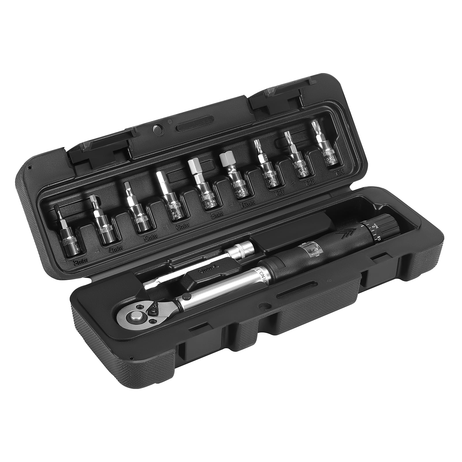 11pcs Torque Wrench 1/4" 2-14Nm Professional Reversible Gauge Torque Wrench US 