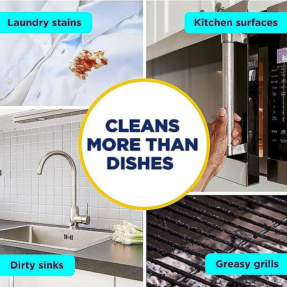Dawn Platinum Powerwash Dish Spray, Dish Soap, Lemon Scent Refill, 16 oz, 1 Starter Kit + 3 Refills, 4 Total