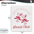 thumbnail image 4 of Stupell Industries Eclectic Pink Martini Social Club Canvas Art, 16 x 20, by Lettered and Lined, 4 of 8