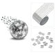thumbnail image 4 of Pegatinas De Pared De Mosaico Mini Pegatinas De Espejo De Cristal Cuadrado Artesanía Diy Para Decoración De Pared 1464 Uds Advancent HA042570-01, 4 of 6