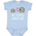 thumbnail image 3 of Inktastic My Papou Grandpa Loves Me Boys or Girls Baby Bodysuit, 3 of 5