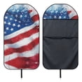 thumbnail image 6 of XYZCANDO US Flag Terry Cloth Car Seat Covers Machine Washable, Suitable for Van Truck Seat Front Seats, Car Seat Towel Cover, for Cars Trucks, 6 of 7