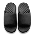 thumbnail image 3 of Unisex ISlide Black Wisconsin Badgers Minimalistic Motive Slide Sandals, 3 of 5