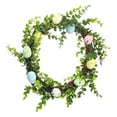thumbnail image 4 of Corona de Pascua Corona artificial Decoración de Pascua, Corona colgante Corona de primavera para Estilo B, 4 of 9
