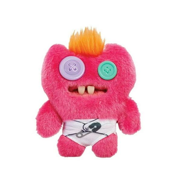 KEVCHE Fuggler Funny Ugly Monster, 10cm BABY FUGG Serie Indecisive Monster Muñecas para Niñas Colección Fuggler Peluche Juguete Rosa, Popular Bonito Peluche para Niños