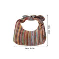 thumbnail image 2 of HONMEET Straw Handbag for Women Purse with Spacious Interior Lightweight Beach Bag, 2 of 8
