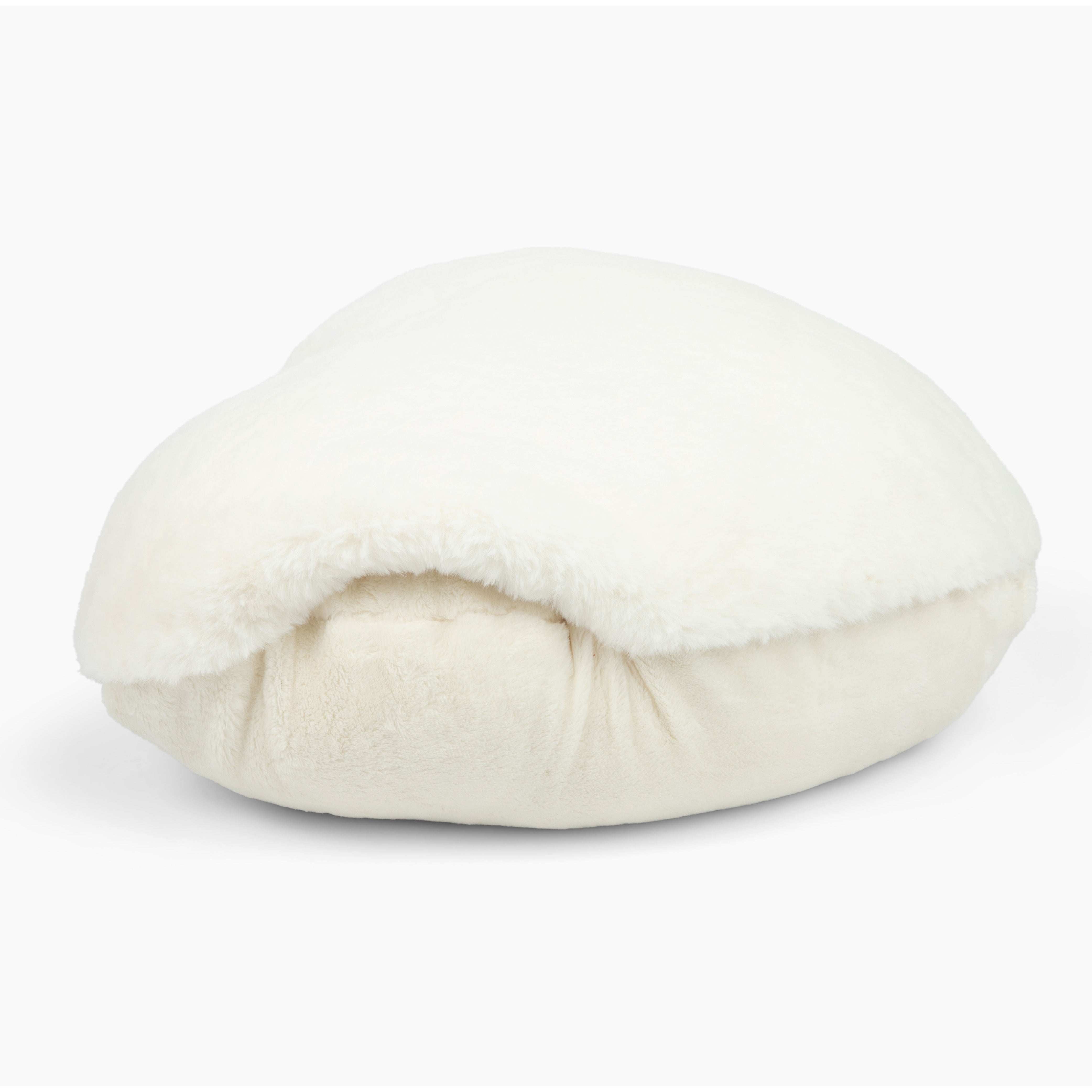 Hugimals Super Sized Heart to Hug 8 lb Weighted Pillow In Ivory | Soft Sensory Anxiety and Stress Relief Pillow for Self-Care, Comfort, Relaxation, Sleep, With Cozy Hand Pocket