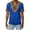 01 Blue, variant on Awdenio Mens T-shirt Fashion Casual Ethnic Style Printed Short-sleeved V-neck Bottom Shirt Top/shirt Blouses Machine Washable, Perfect for Summer Casual Wear