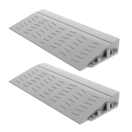 LEORX Robot Vacuum Ramp With Slip Resistant Grey 2Pcs