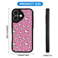 thumbnail image 2 of Hello kitty iPhone 16 Silicone Phone Case Apple Leather Protective Case Suitable for iPhone 16, 2 of 5