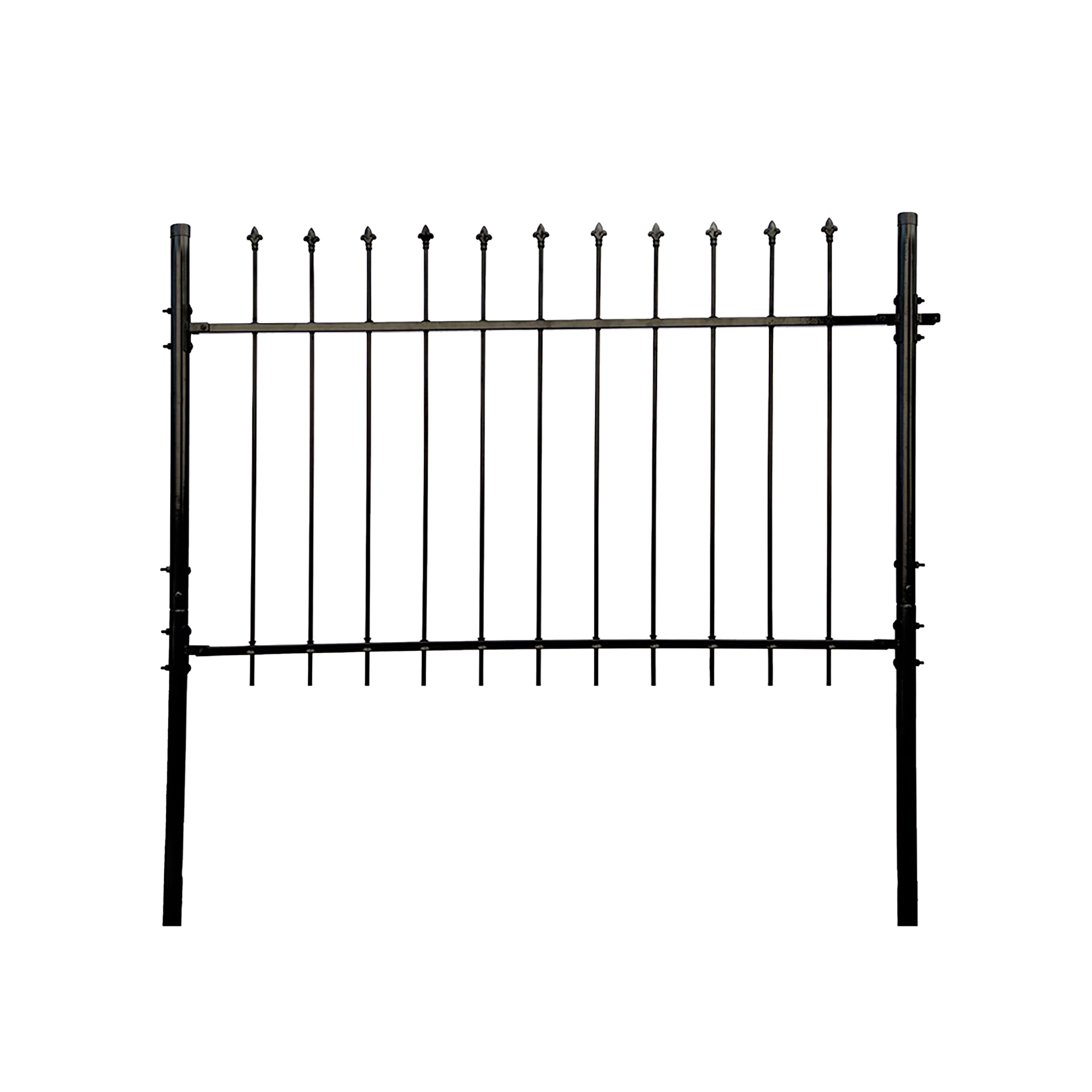 ALEKO DIY Steel Fence Panel Kit ATHENS Style 5 x 5 Feet 