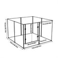 thumbnail image 4 of BingoPaw Acrylic Dog Playpen Fence Pet Clear Exercise Play Pen Whelping Box for Small Medium Large Dogs, 4 of 11