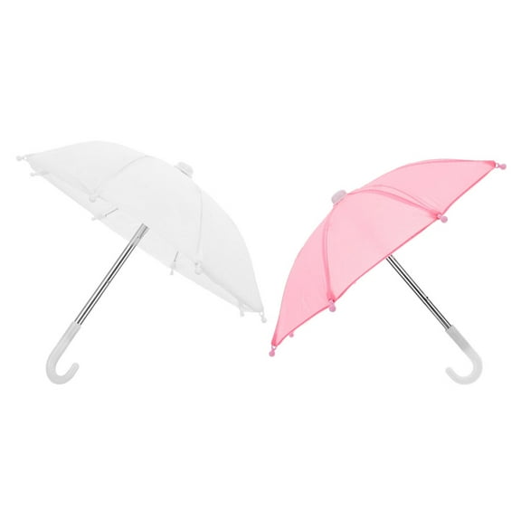 LEORX Mini Umbrella For Toy And Outdoor Activities With 2Pcs 10.61X10.61X8.65In