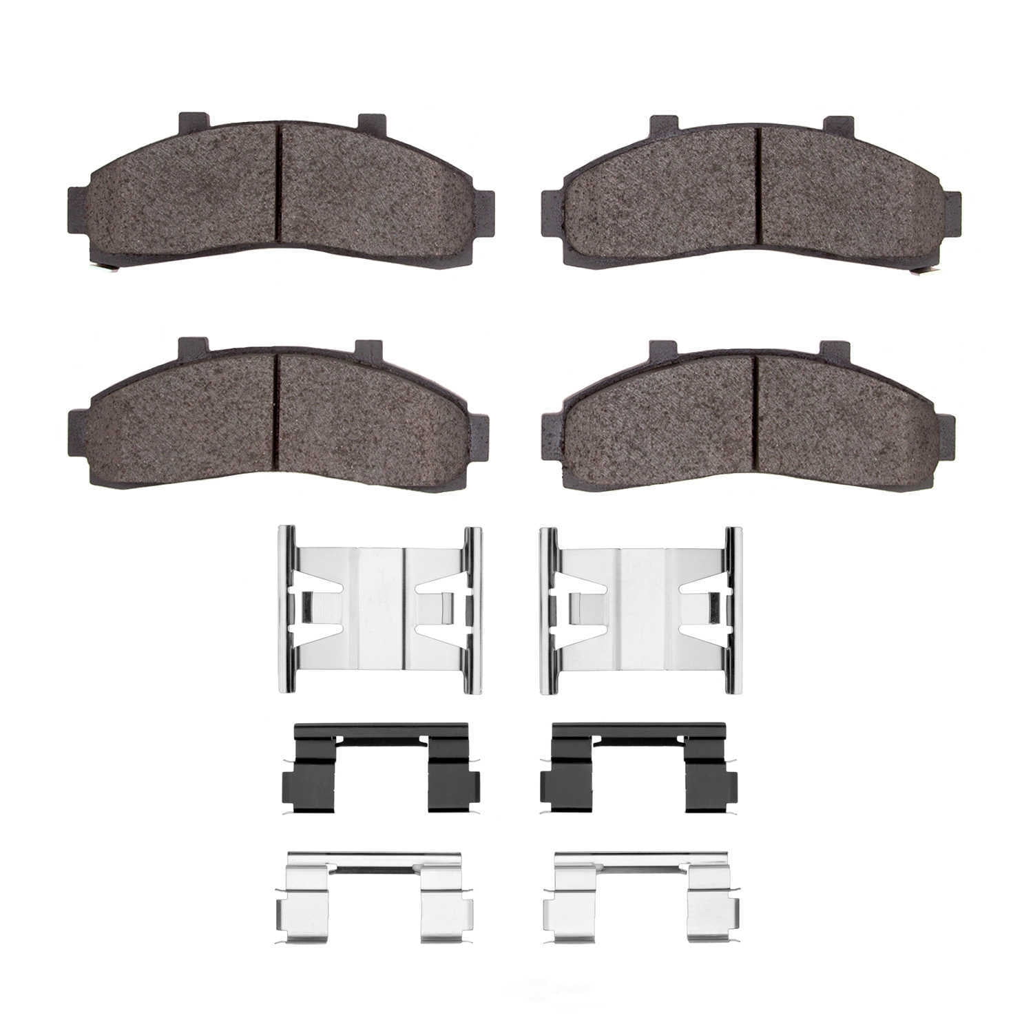 Dynamic Friction Company 1214-0652-01 DFC Heavy Duty Pads and Hardware Kit