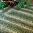 thumbnail image 1 of Homespice Decor 590749 Dessous de Verre Rond 4 Po. Pomme de Pin - Vert, Crème & Gris, 1 of 1