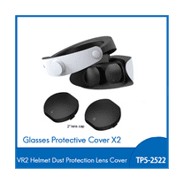 2PCS Silicone Glasses Lens Cap for PSVR2 Helmet Dust-Proof Protective Lens Cover for PS VR2 VR Game Accessories