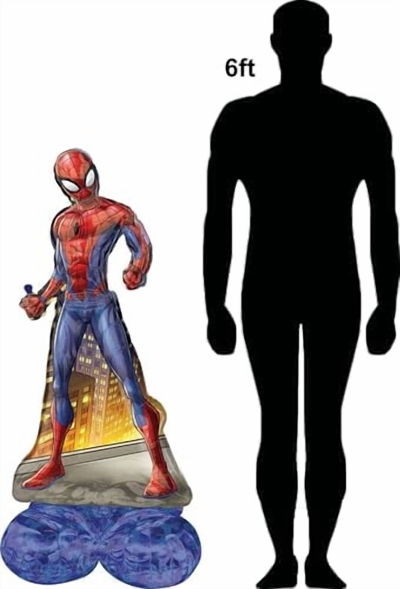 Spider-Man Birthday Party Supplies Airloonz Balloon Bouquet Decorations