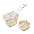 thumbnail image 4 of Kitchen Square Frying Serving Deep Fry Basket French Fries Mesh Wire Net Strainer Kitchen Restaurant Cooking Tool, 4 of 8