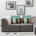 thumbnail image 3 of COMIO  Decorative Pillow Cover, Cute Colorful Cat Paws Print Design Art Lumbar Pillow Cover Modern Farmhouse Cushion Case Home Decor for Living Room Patio Sofa Couch Chair 2pc, 3 of 6
