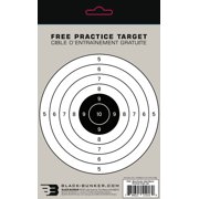 Black Bunker Splat Blaster Shooting Targets, 3 Pack