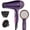 Purple, variant on 6685G Professional Salon Hair Dryer 2200w with Icd Display,Negative Ionic Blow Dryer, AC Blow Dryer,Low Noise Hair Dryers,2 Speeds and 2 Heat Settings 1 Cool Shot Button