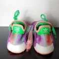 thumbnail image 4 of Adi-das HUMAN RACE NMD PHARRELL 'HOLI FESTIVAL CORAL/FGREEN/LPURPLE AC7034 Sz 6.5, 4 of 6