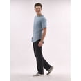 thumbnail image 4 of No Boundaries Men's & Big Men's Longline Curved Hem Elongated Tee Shirt, 2-Pack, Sizes XS-5XL, 4 of 7