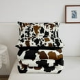 thumbnail image 5 of Erosebridal Cartoon Cow Print Bedding Sets King with Comforter, Farm Animal Duvet Insert, Modern Fashion Reversible Bedding King Comforter Set, Super Cozy Room Decor, 3-Piece, 5 of 8