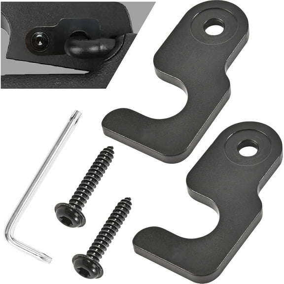 Sun Visor Clips Repair Kit for 2018 Jeep and Newer JK JL JT Wrangler 2018-2022