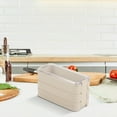thumbnail image 5 of SATRINO Stackable Bento Box Adult Lunch Box Kit with Spoon & Fork, 3-In-1 Compartment Wheat Straw Meal Prep Containers (Beige), 5 of 8