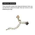 thumbnail image 4 of Unique Bargains 10Set Ribbon Crimp Clamp Ends Lobster Claw Clasps & Chain 6mm Bronze Tone for DIY, 4 of 7