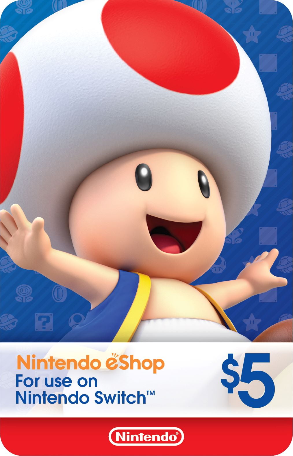 eShop $5 Gift Card - Nintendo - Walmart.com