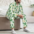 thumbnail image 7 of Goofa Frogs And Tropical Leaves for 2-piece Loungewear Set Men’s Sleepwear Set Soft PJs Cozy loungewear Comfy Sleep Set Winter Pajamas-Large, 7 of 7