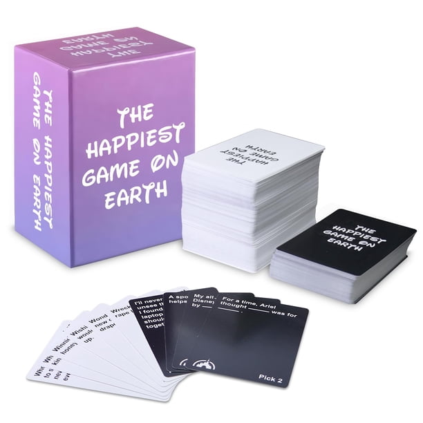 Juego de cartas para fiestas y juego de mesa familiar El juego más feliz del mundo
