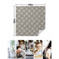 thumbnail image 4 of Beige Gray Dandelion Cloth Napkins Set of 6 Reusable Dinner Napkins, Farmhouse Botanical Blossom Cocktail Napkin Washable Table Napkins for Wedding/Holiday Party/Baby Shower 20"x20", 4 of 7
