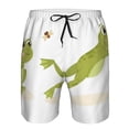 thumbnail image 3 of Zufioo Hunting Frog for Men's Casual Beach Shorts, Sports Fitness Quick-drying Drawstring Shorts with Pockets for Home Wear-XX-Large, 3 of 6